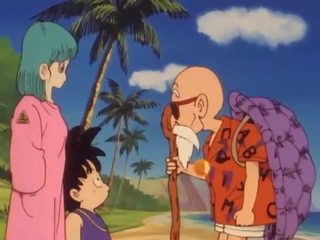 Bulma meets the saglyk man roshi and movs her amjagaz