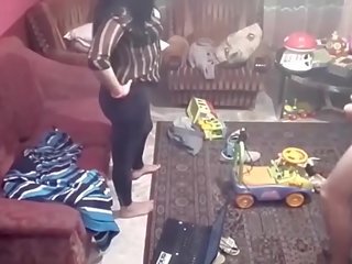 Ndelok camera records saperangan kurang ajar in the living room. jav245