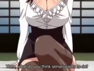 Turned on Romance Anime movie With Uncensored Big Tits, Creampie