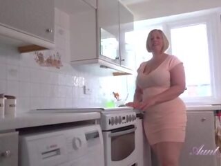 AuntJudys - 48yo Busty BBW Step-Auntie Star gives you JOI in the Kitchen