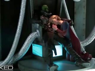 Wickedparodies - supergirl menggoda braniac ke anal seks