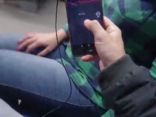 Remote control mi orgasmo en la tren