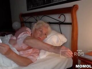 Be quiet&comma; my husband's s&period;&excl; - Best granny dirty video ever&excl;