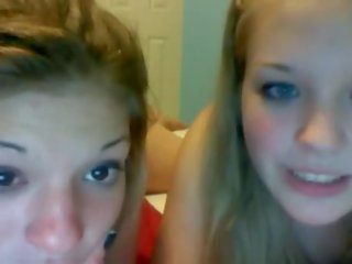 Blond tenåringer under crazybate chatte ny vis