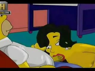 Simpsons বয়স্ক ভিডিও তিনজনের চুদা