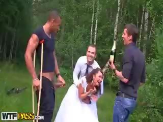 Rough Anal Fucking At Wedding Orgy