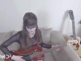 Preview&colon; pleasant emo guitar lesson hard anal and eats cum