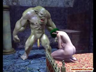 3d animen orc knull bystiga elf