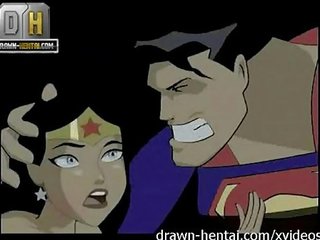 Justice league מבוגר סרט - superman ל תוהה אישה