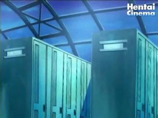 Lonely manga hottie gets fucked in the locker room