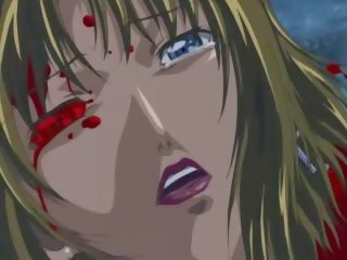 Impressionante hentai cartoni animati seduttrice tettona pollastrella scopata con sangue