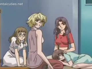 Tremendous sedusive busty anime hottie gets her pussy fucked hard clip