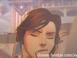 Bioshock infinite hentai - wake opp x karakter video film fra elizabeth