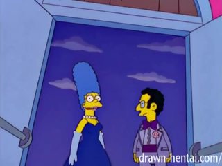 Simpsons डर्टी क्लिप - marge और artie afterparty