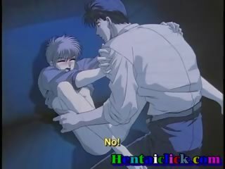 Litt anime homofil twink foreplayed og knullet