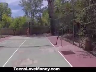 Teenslovemoney tenis acompañante folla para efectivo