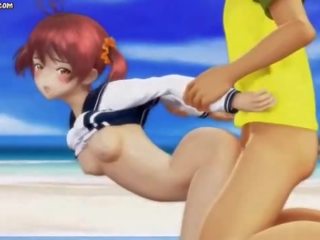 Animated teenie getting anal adult video