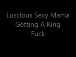 Luscious enticing mama getting a king fuck