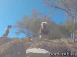 Hot Latin Booty Caught In The Border By sexually aroused Officer