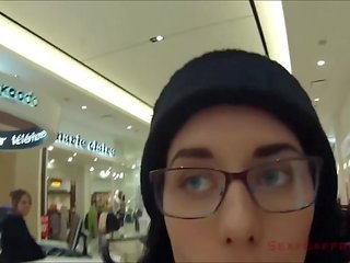 Public Cum Walk at the Mall!