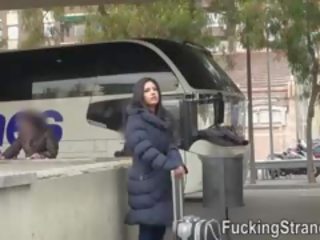 Groovy Stranded Euro Chick Apolonia Fucked In Public