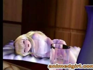 3D hentai maid oralsex shemale anime pecker