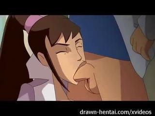 Avatar hentai - seks wideo legenda z korra