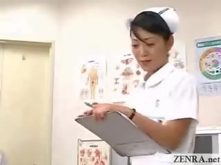 Observation dzień w the japońskie pielęgniarka brudne wideo szpital
